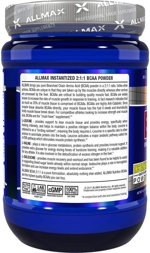 All Max BCAA Sin Sabor 80 porciones.
