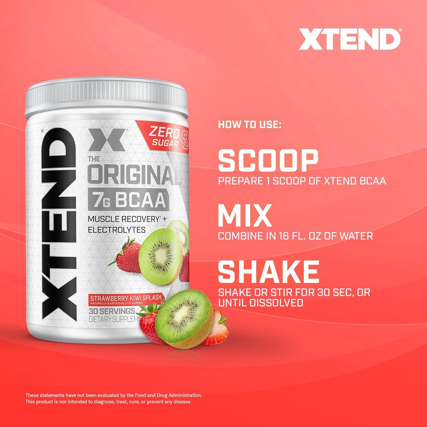 Xted Original BCAA 7 Gramos 30 porciones.