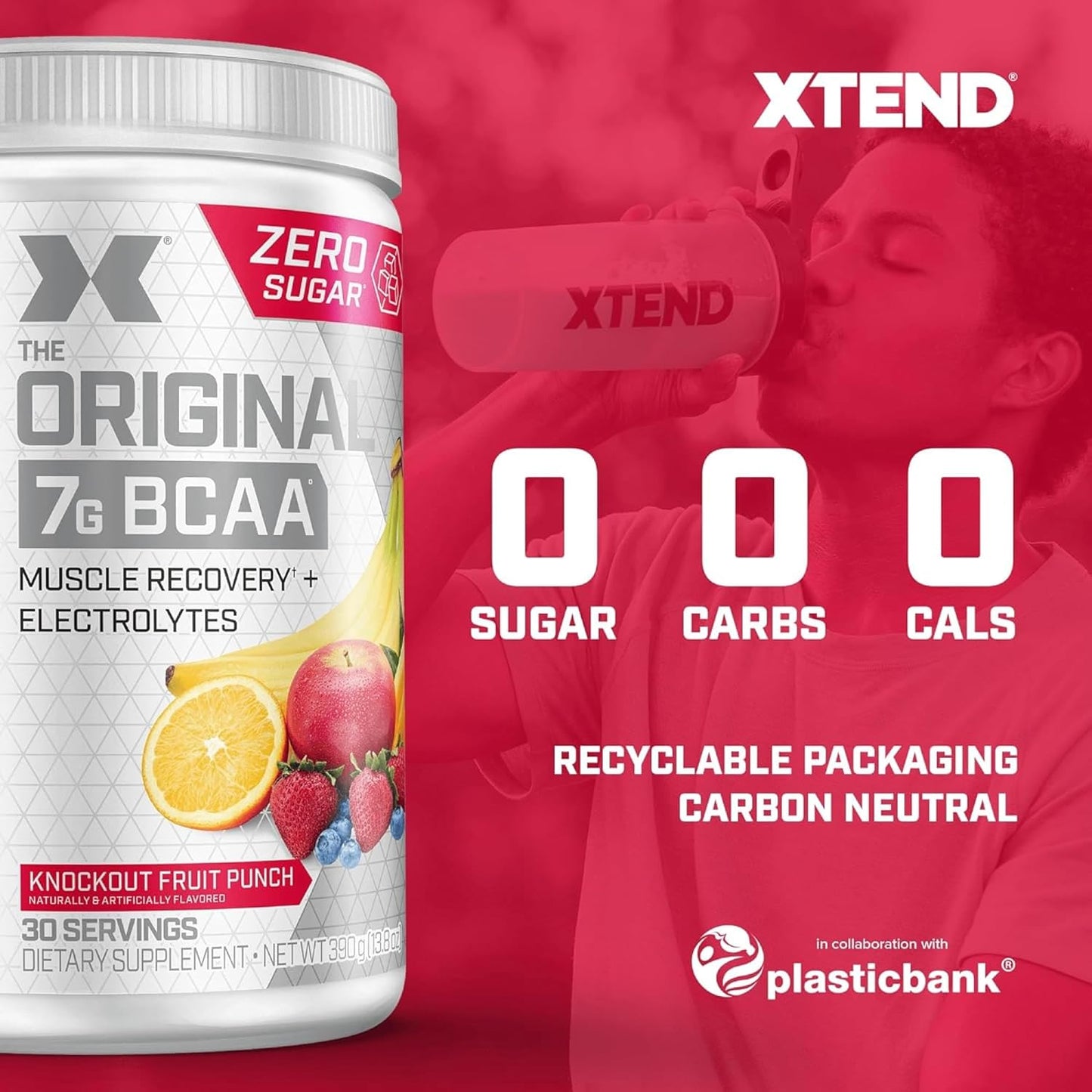 Xted Original BCAA 7 Gramos 30 porciones.