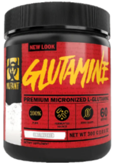 Mutant L-Glutamina Micronizada Sin Sabor 60 Servicios.