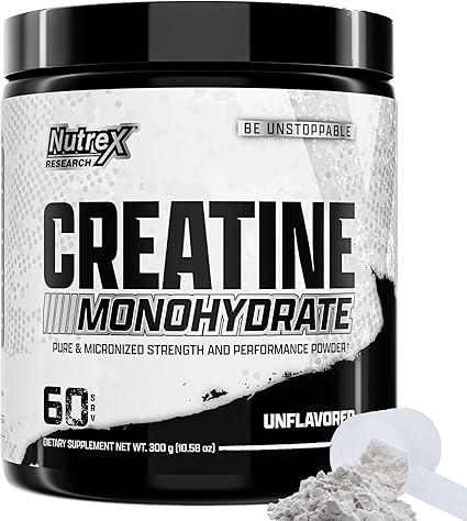 Nutrex Creatina Monohidratada Micronizada Sin Sabor 60 servicios