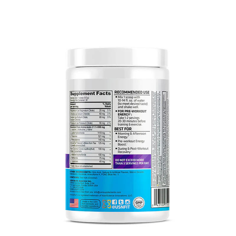 USN Animo Stim EAA + Energy 30 porciones.