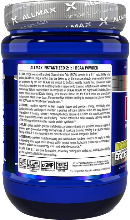 All Max BCAA Sin Sabor 80 porciones.