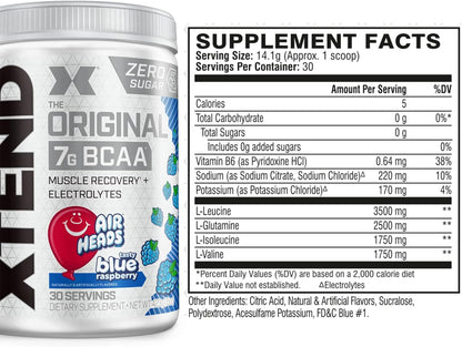 Xted Original BCAA 7 Gramos 30 porciones.