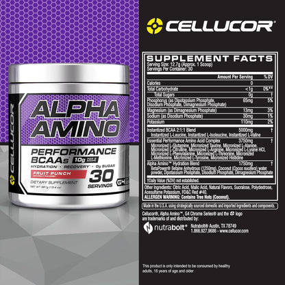 Cellucor Alpha BCAA 30 porciones.