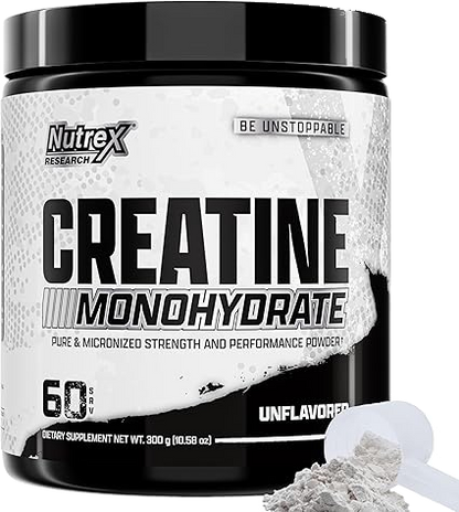 Nutrex Creatina Monohidratada Micronizada Sin Sabor 60 servicios