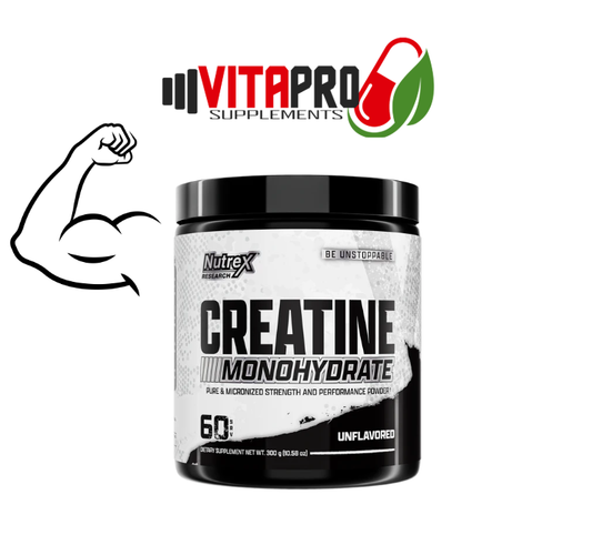Nutrex Creatina Monohidratada Micronizada Sin Sabor 60 servicios